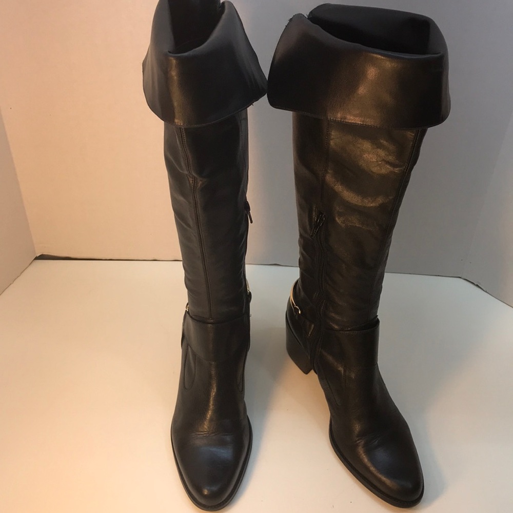 Truth Dare by Madonna Knee/Hi Black Boots Size 9